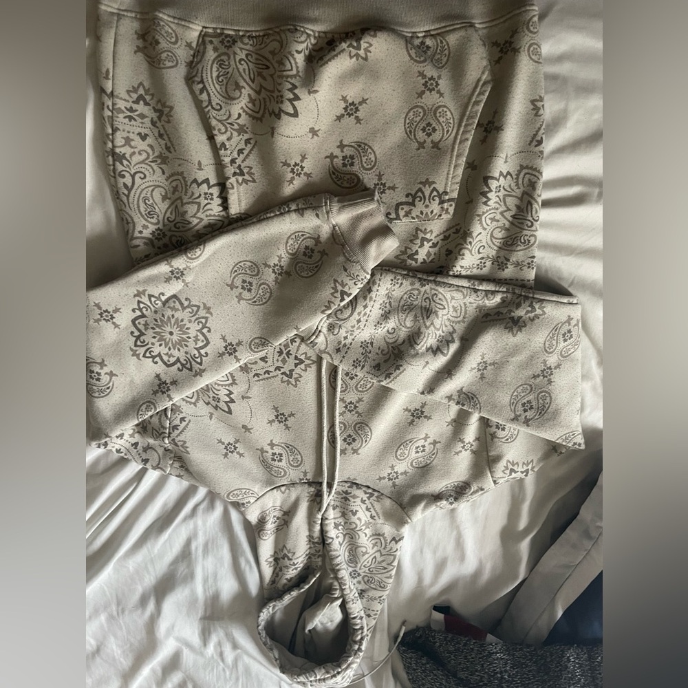 Selling my Beige Hoodie in a size Medium.